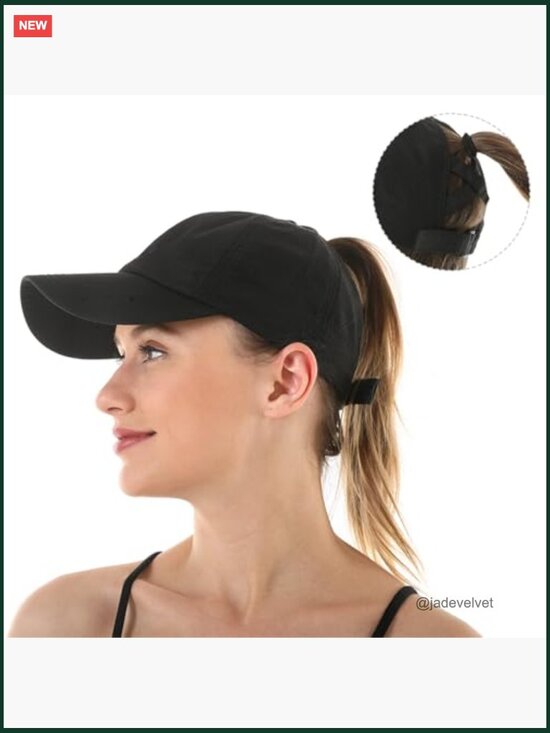 Criss Cross Ponytail Baseball Cap - Quick Drying Mesh Dad Hat for Outdoor Sports main image 3